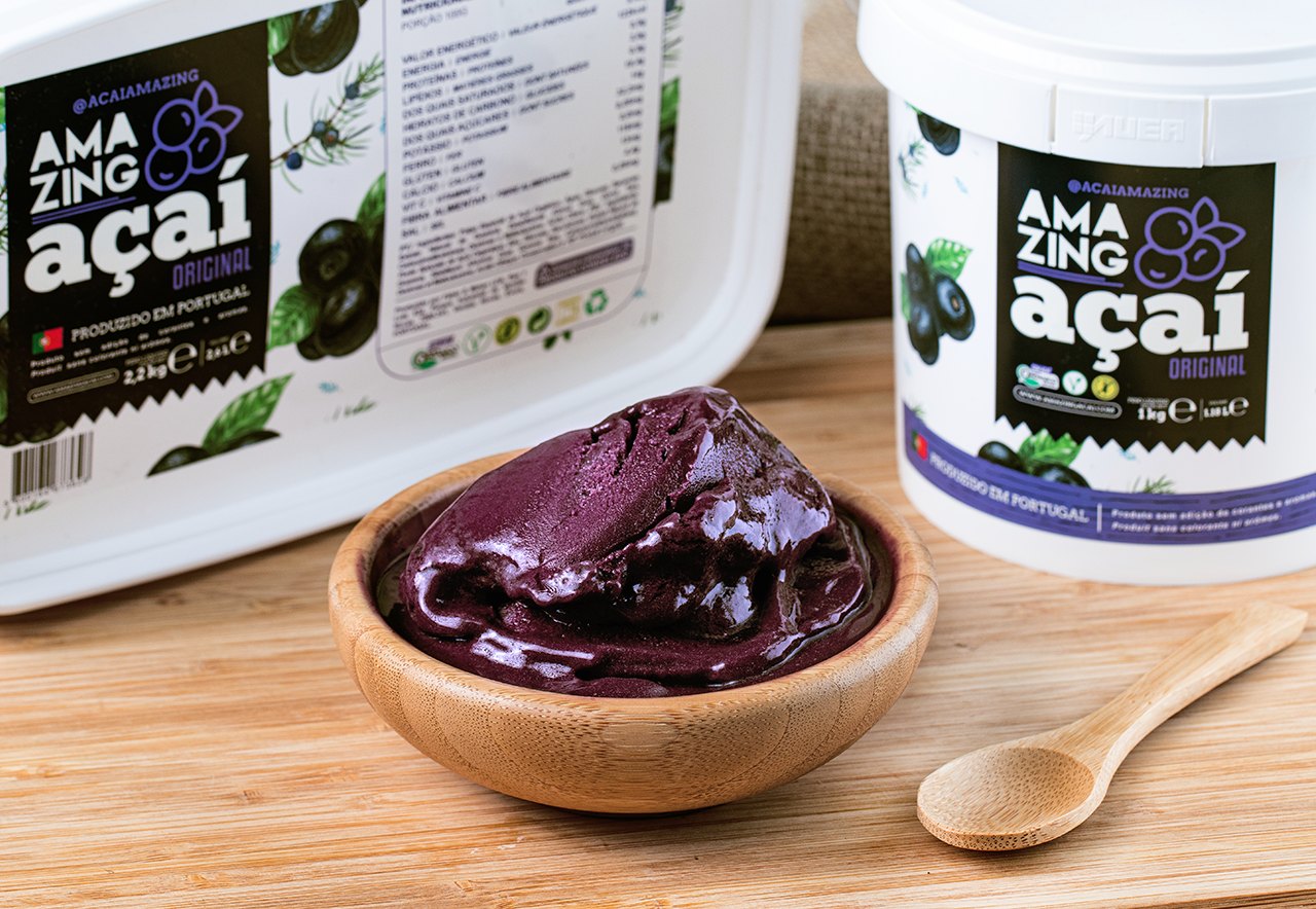 Açaí Aju cremoso na tigela