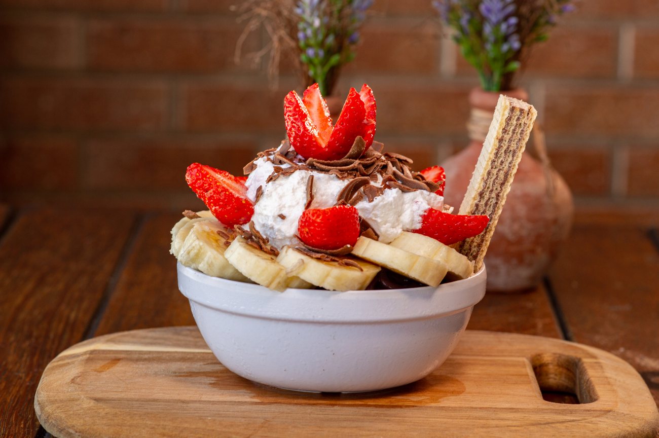 Açaí com toppings